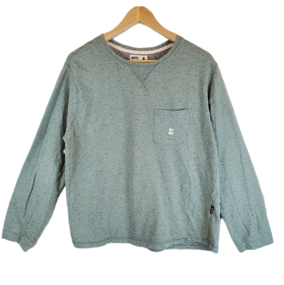 Jetty Tops Jetty Marine Nautical Long Sleeve Knit Shirt Top Size M